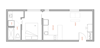 The MOD Life Apartments 1x1 A Floor Plan